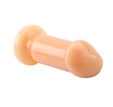 Realistyczna zatyczka analna korek penis mały 9cm